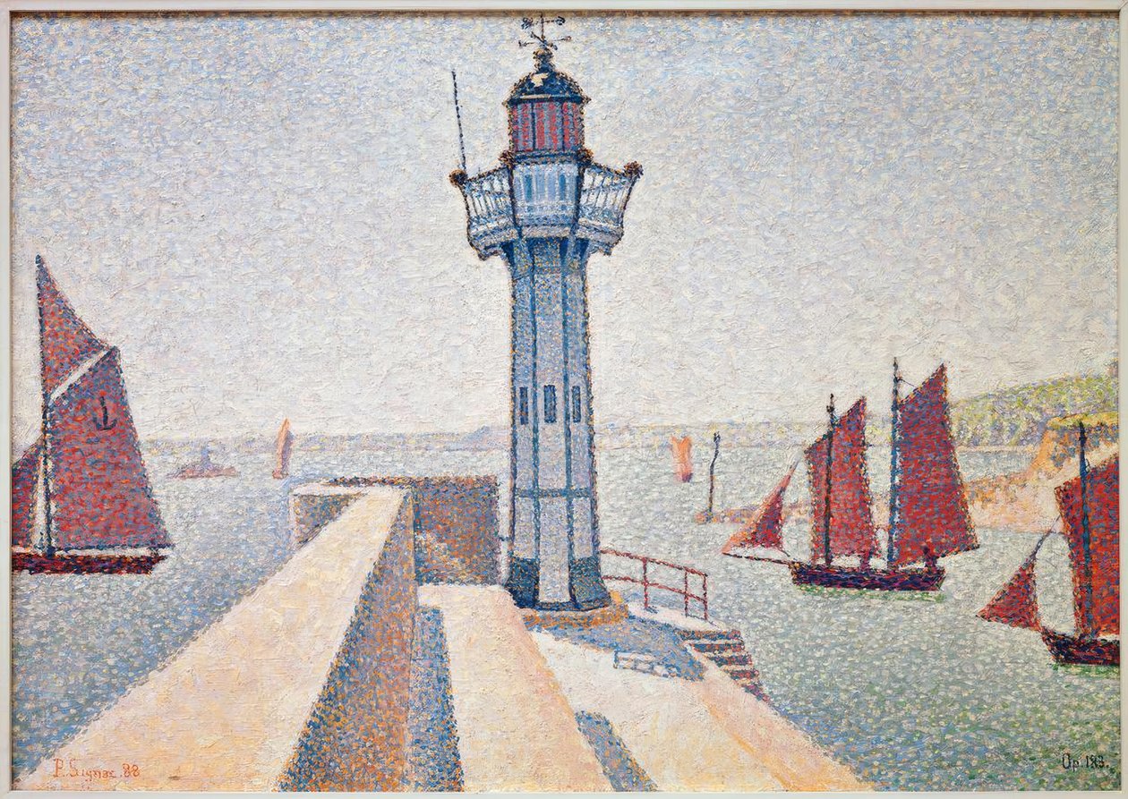 Fyren i Portrieux av Paul Signac