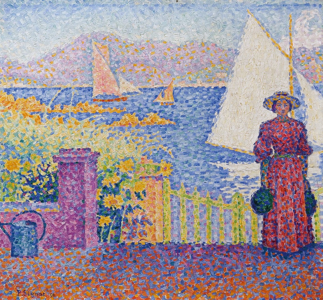 Port Saint-Tropez. av Paul Signac