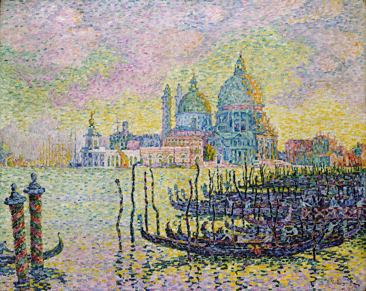Canal Grande i Venedig, 1905. av Paul Signac