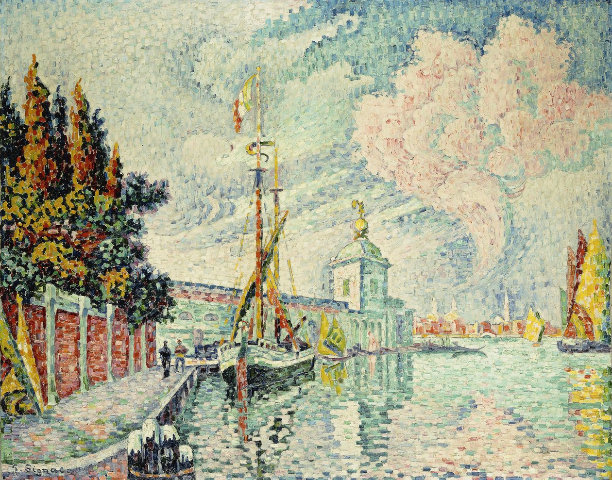Tullhuset, 1909 av Paul Signac