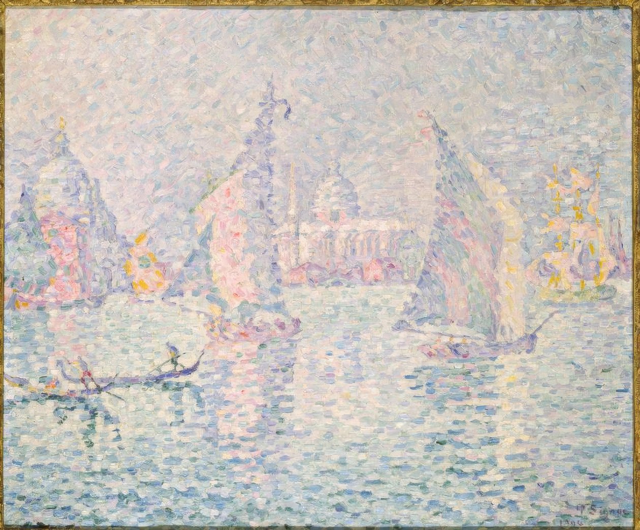 La brume verte, Venise av Paul Signac