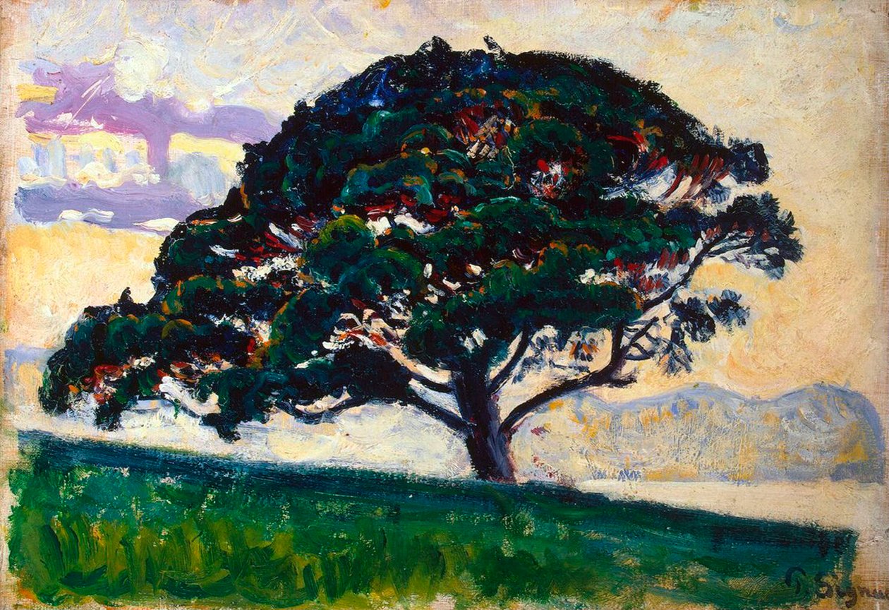 Stor tall, Saint-Tropez, 1892-1893. av Paul Signac