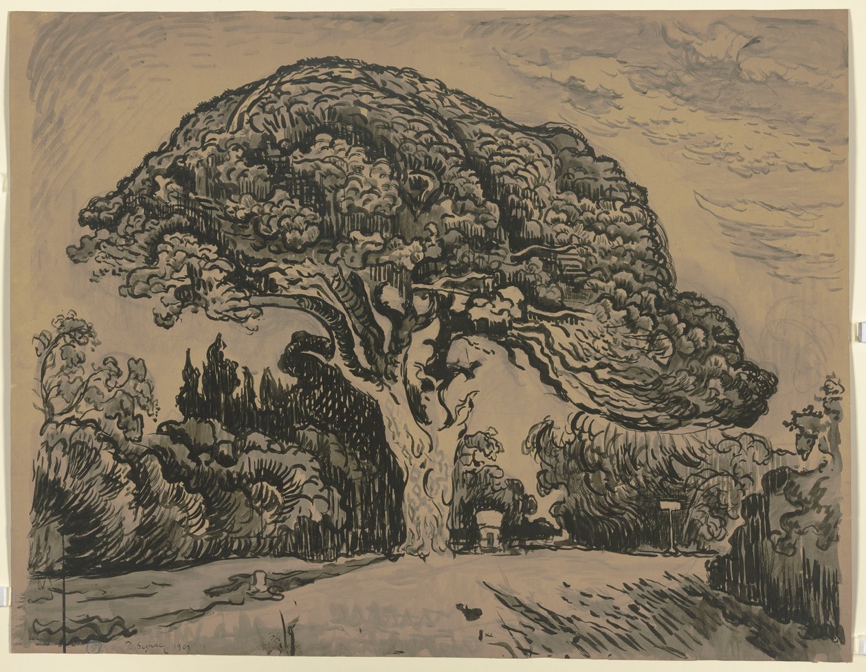 Le Pin Bertaud av Paul Signac