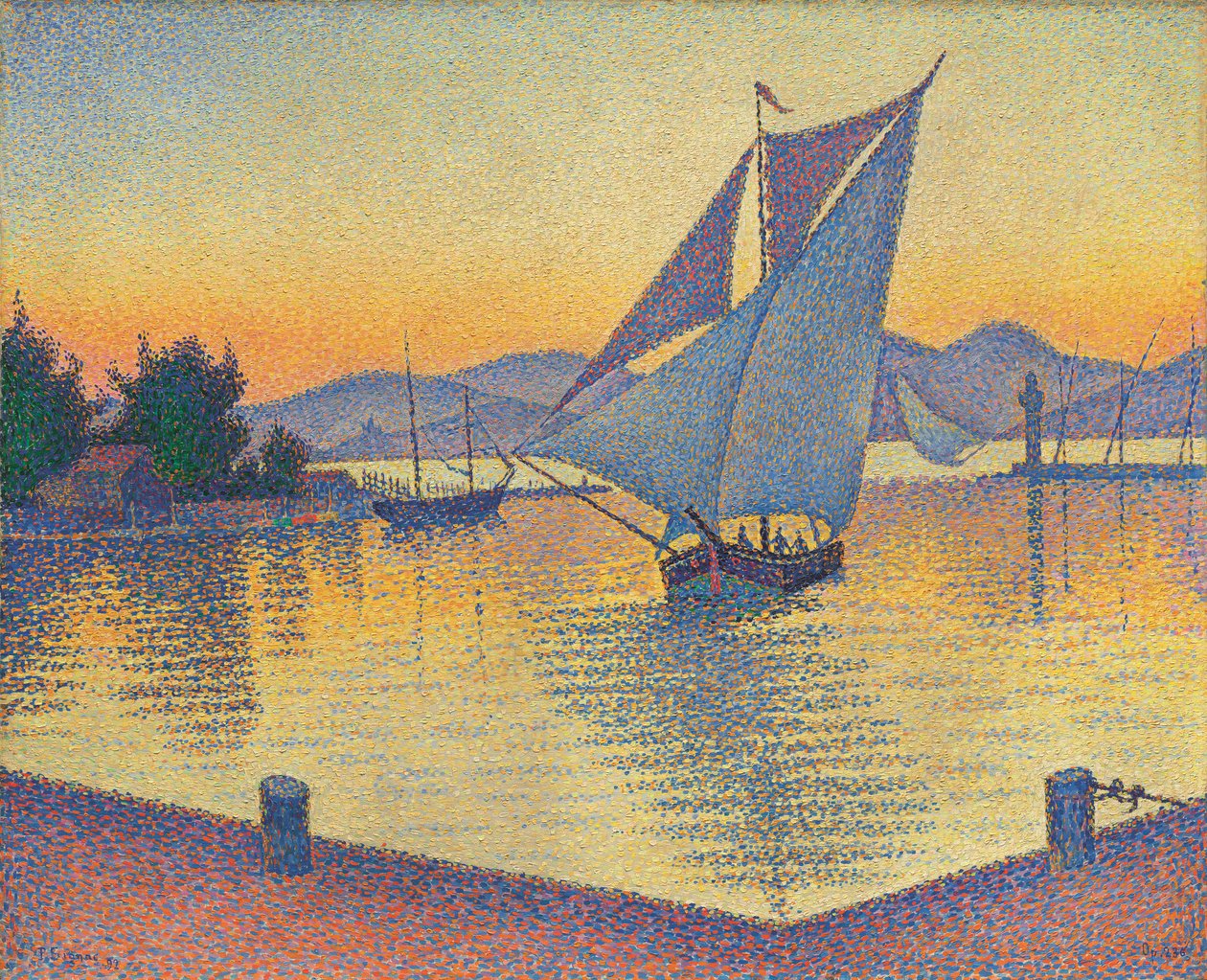 Porten vid solnedgången, opus 236 av Paul Signac