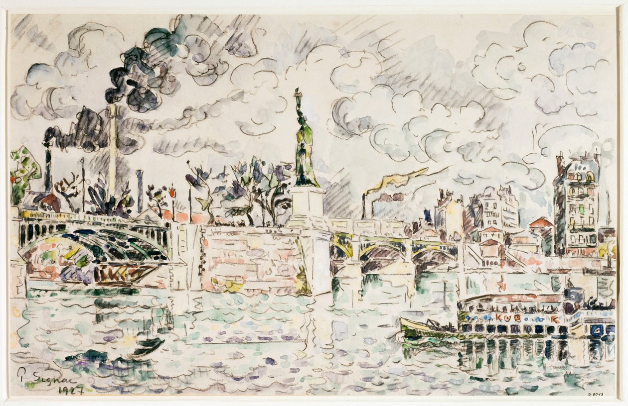 Grenelle-bron år 1927. av Paul Signac