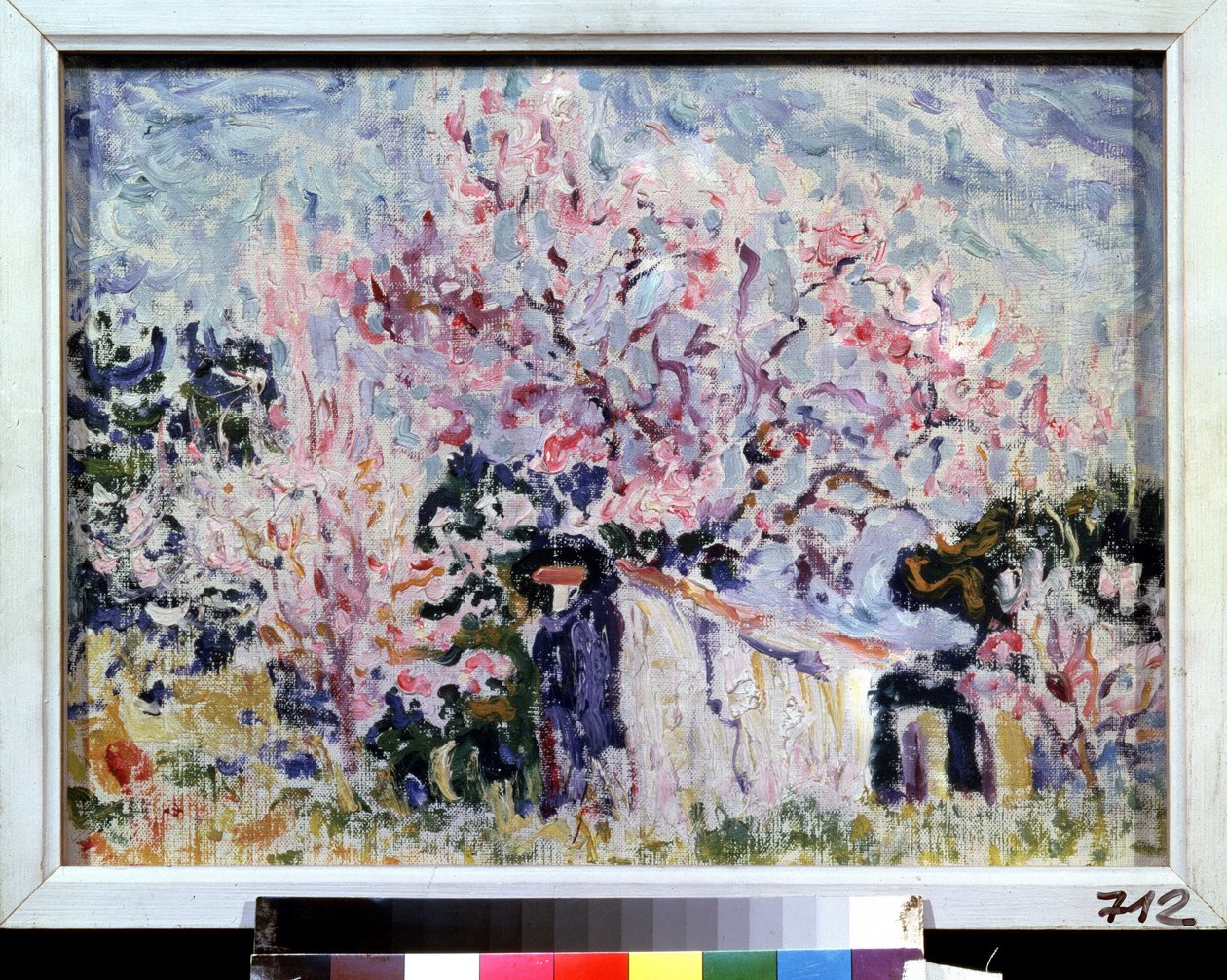 "Vår i Provence" (Vår i Provence) Målning av Paul Signac (1863-1935) 1903 Pushkin Museum, Moskva av Paul Signac