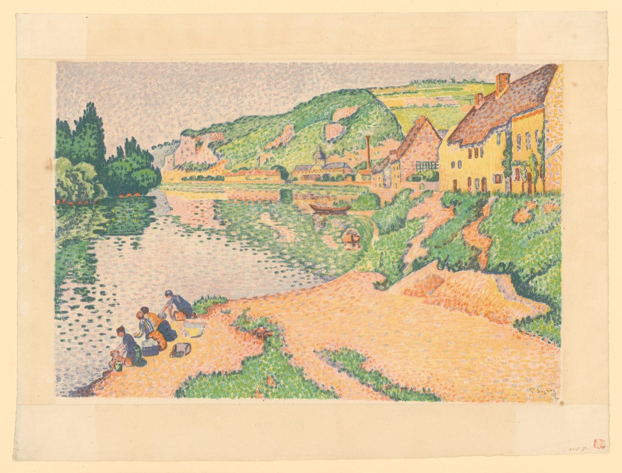 Les Andelys av Paul Signac