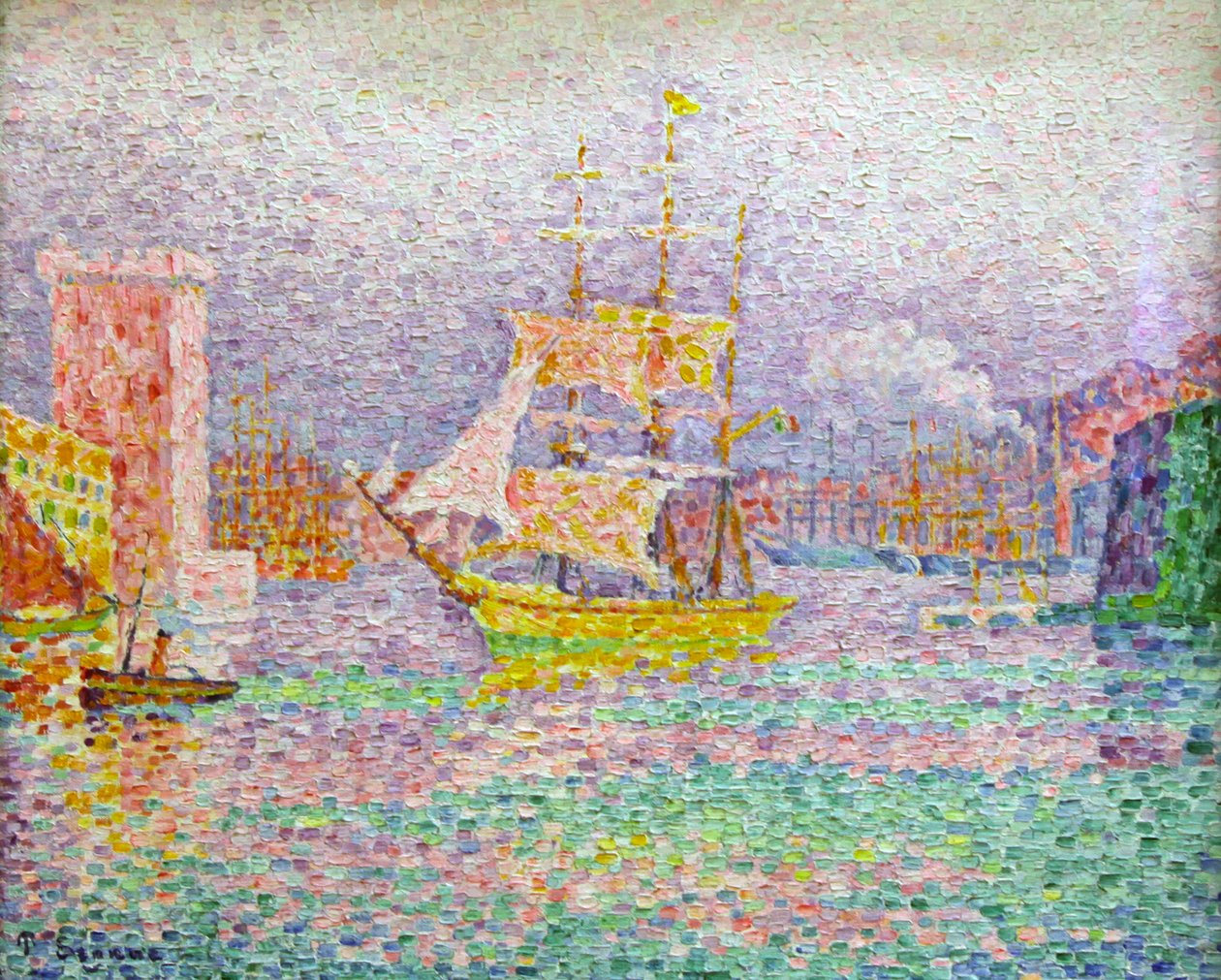"Marseilles hamn", 1906-1907 av Paul Signac