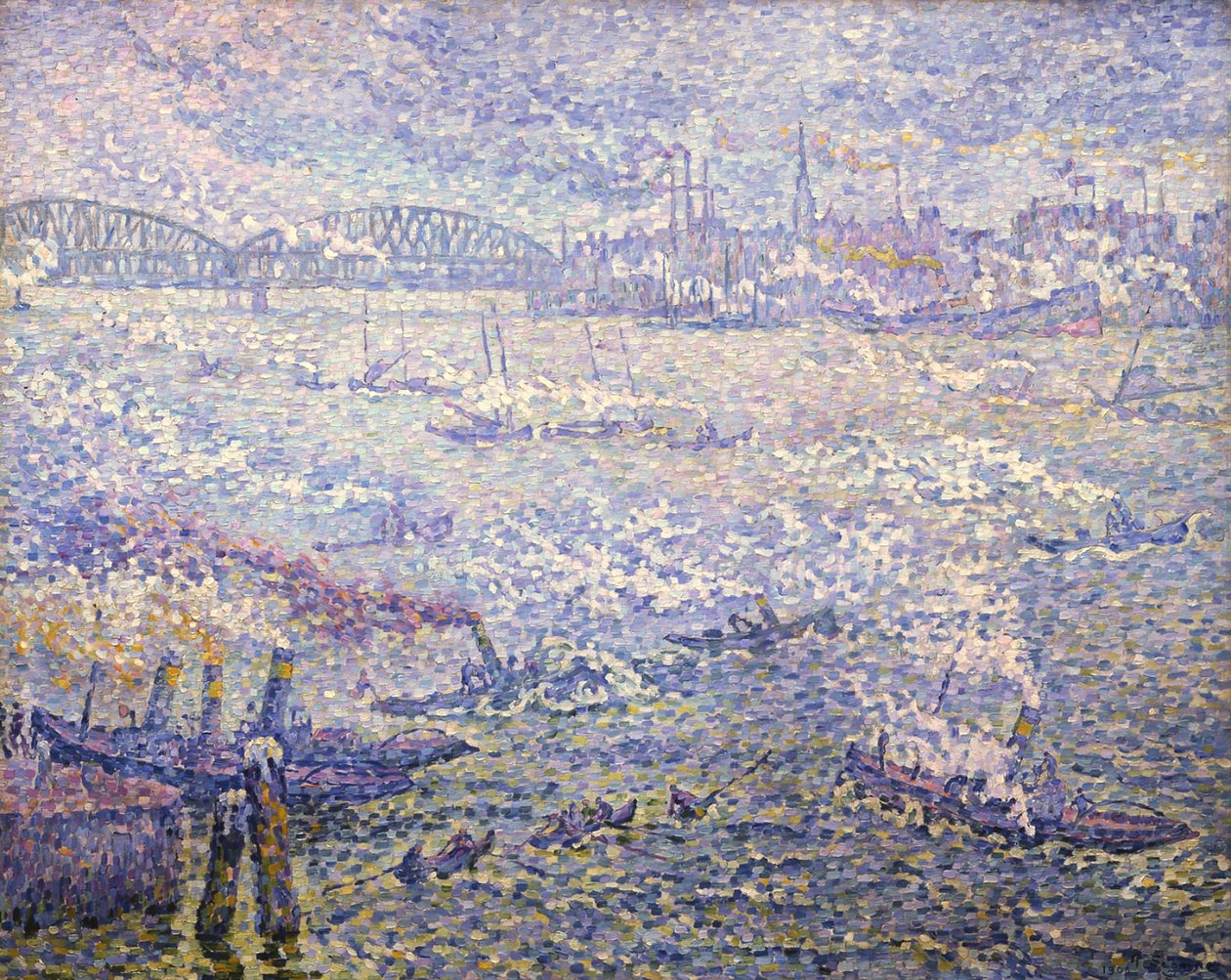 rotterdam. Ångorna av Paul Signac