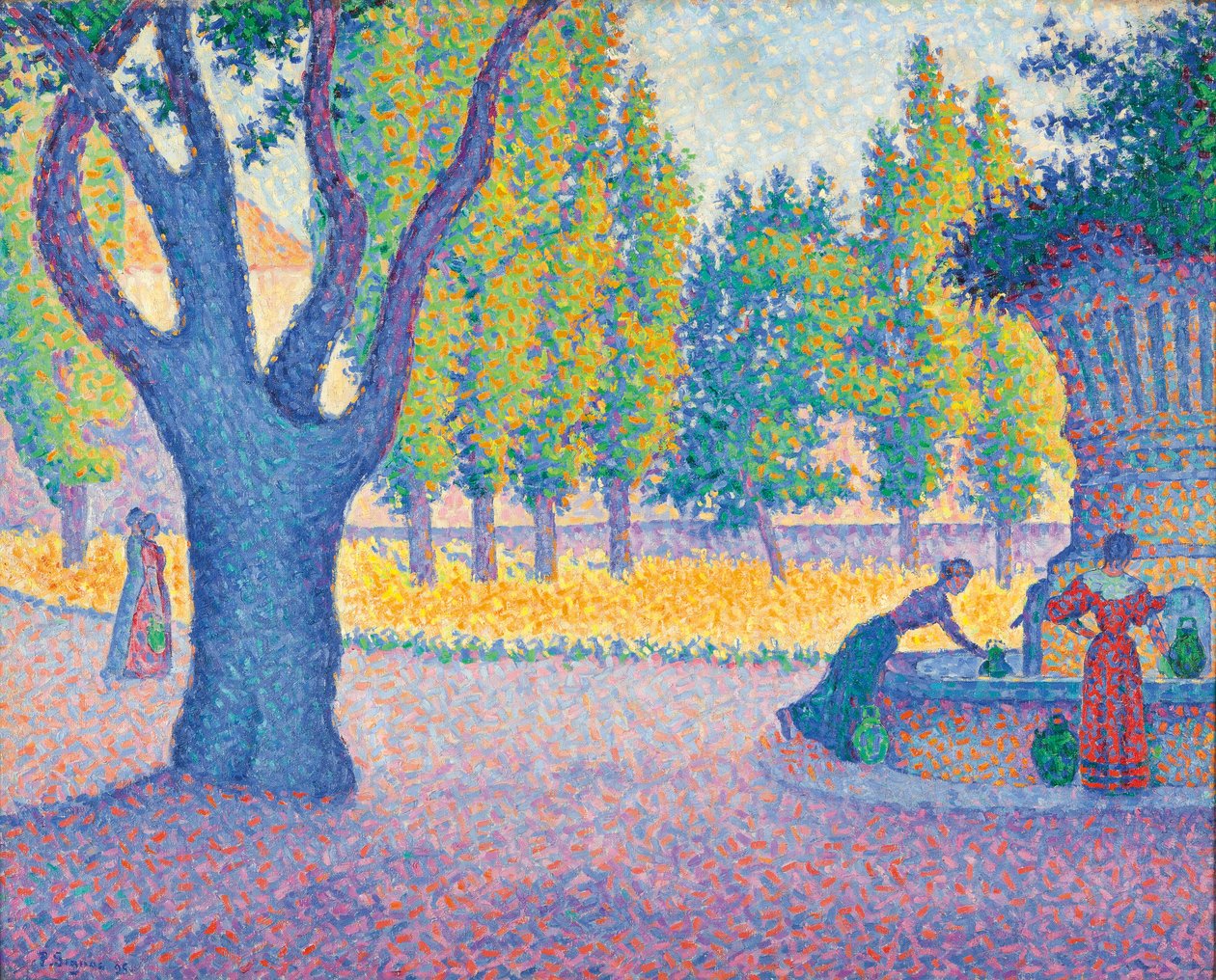 Saint-Tropez, lössens fontän av Paul Signac