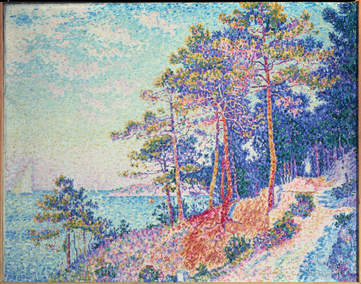 Saint Tropez, tullvägen av Paul Signac