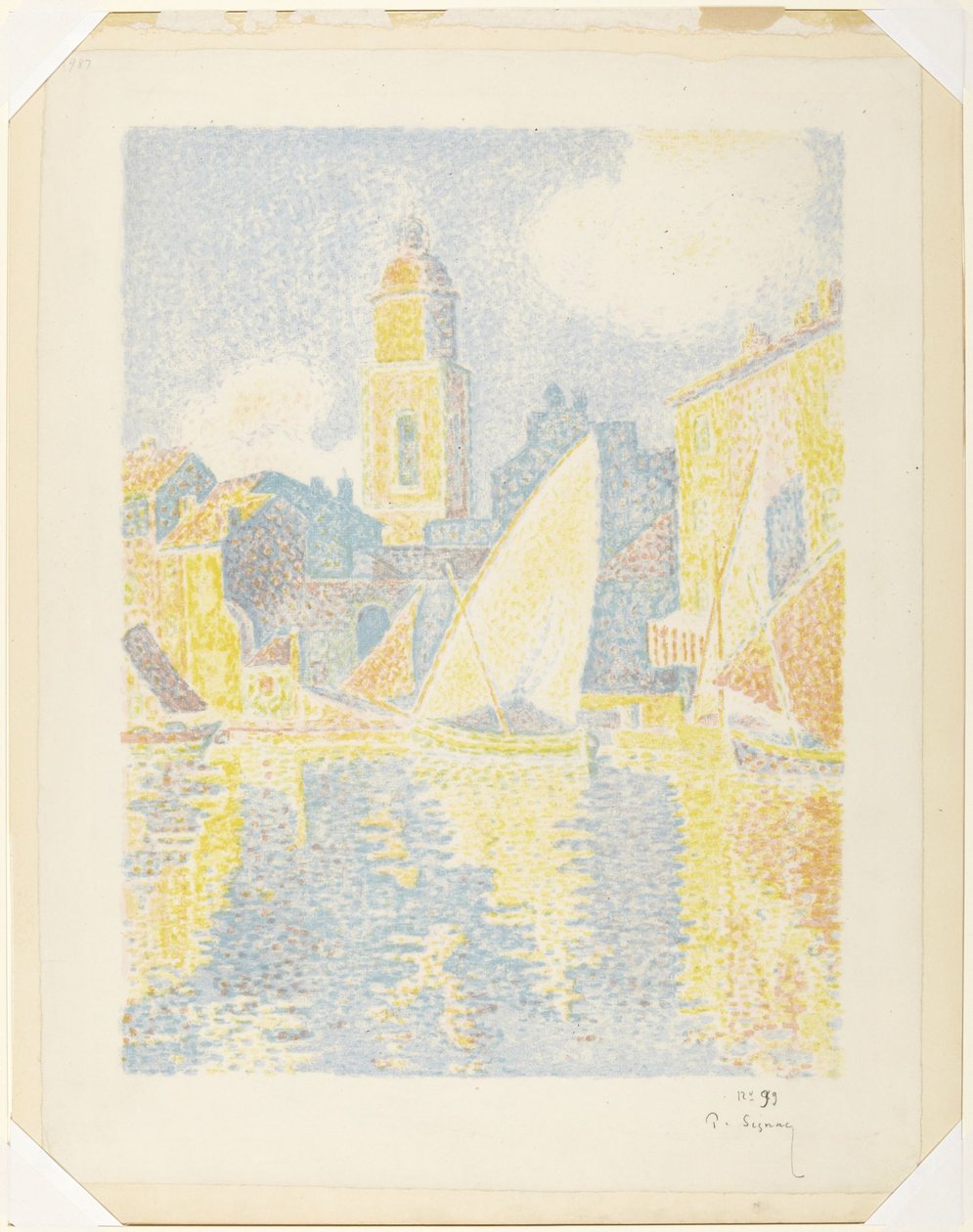 Saint-Tropez, Frankrike av Paul Signac