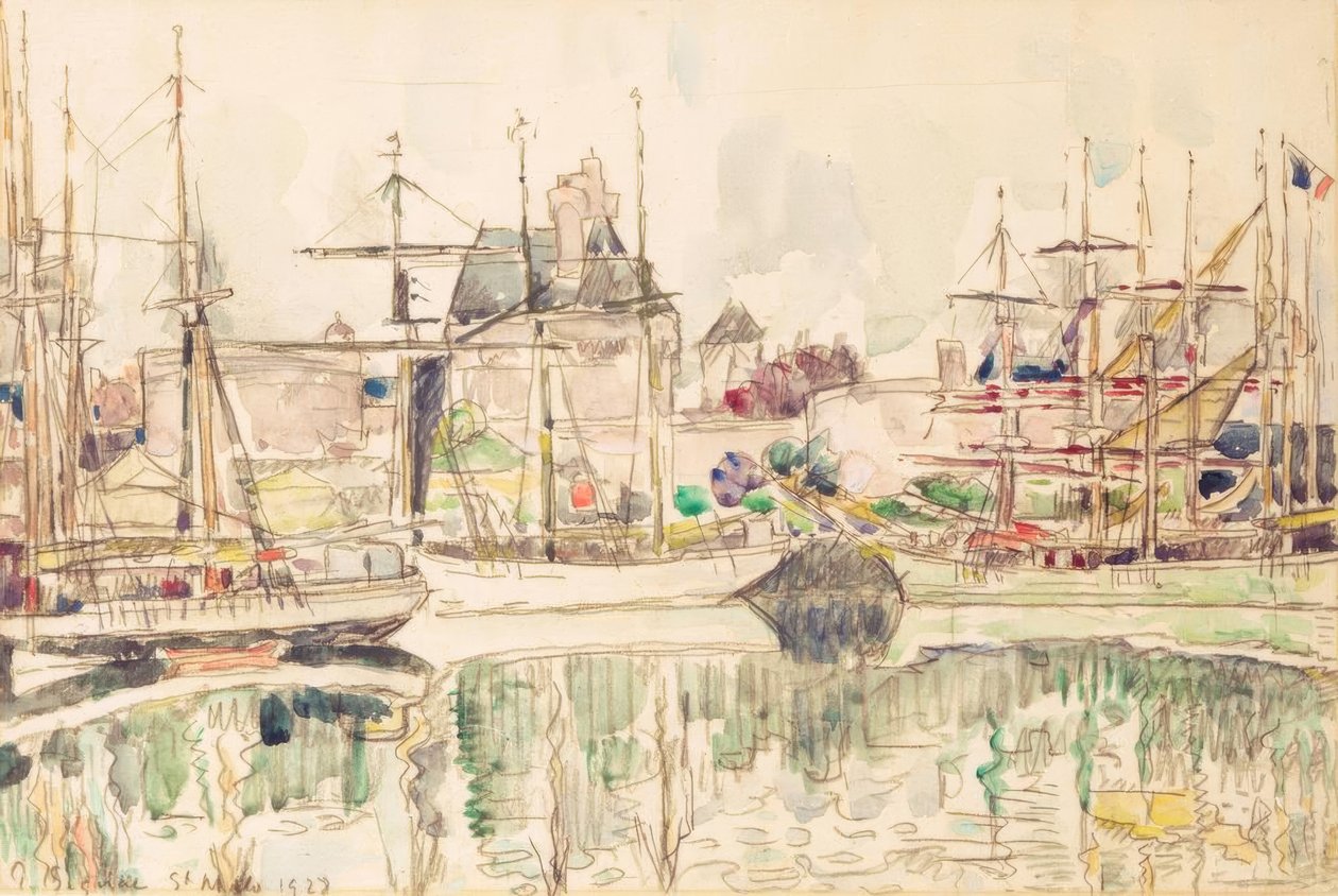 St Malo av Paul Signac