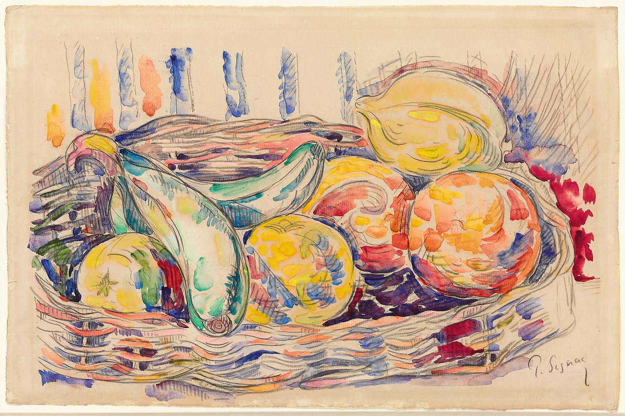 Stilleben, c.1918-1920 av Paul Signac