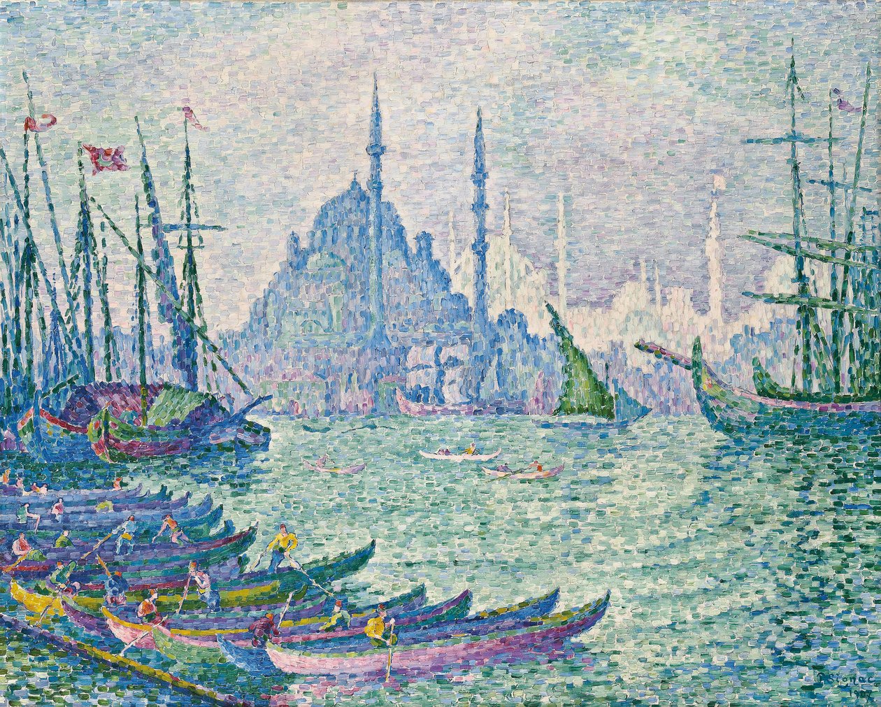 Minareterna vid Gyllene hornet; La Corne d