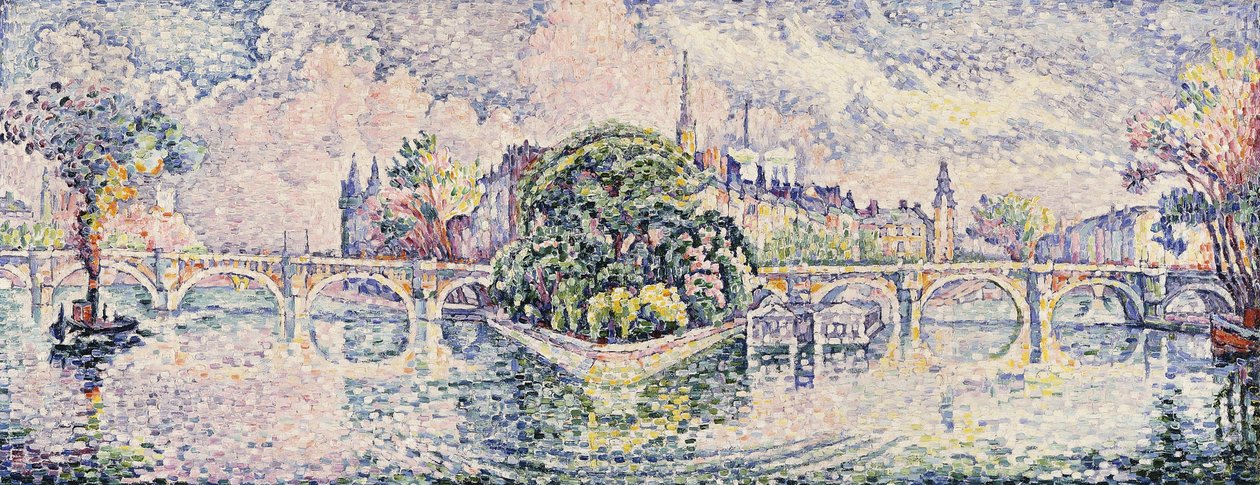 Vert Galant Garden; The Vert Galant Garden, c.1928 av Paul Signac