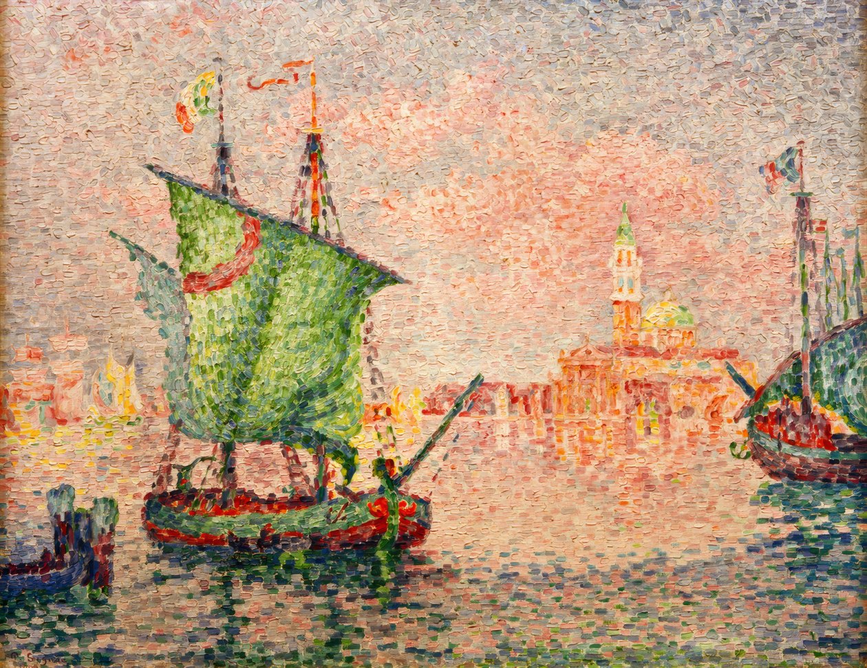 Venedig, det rosa molnet av Paul Signac