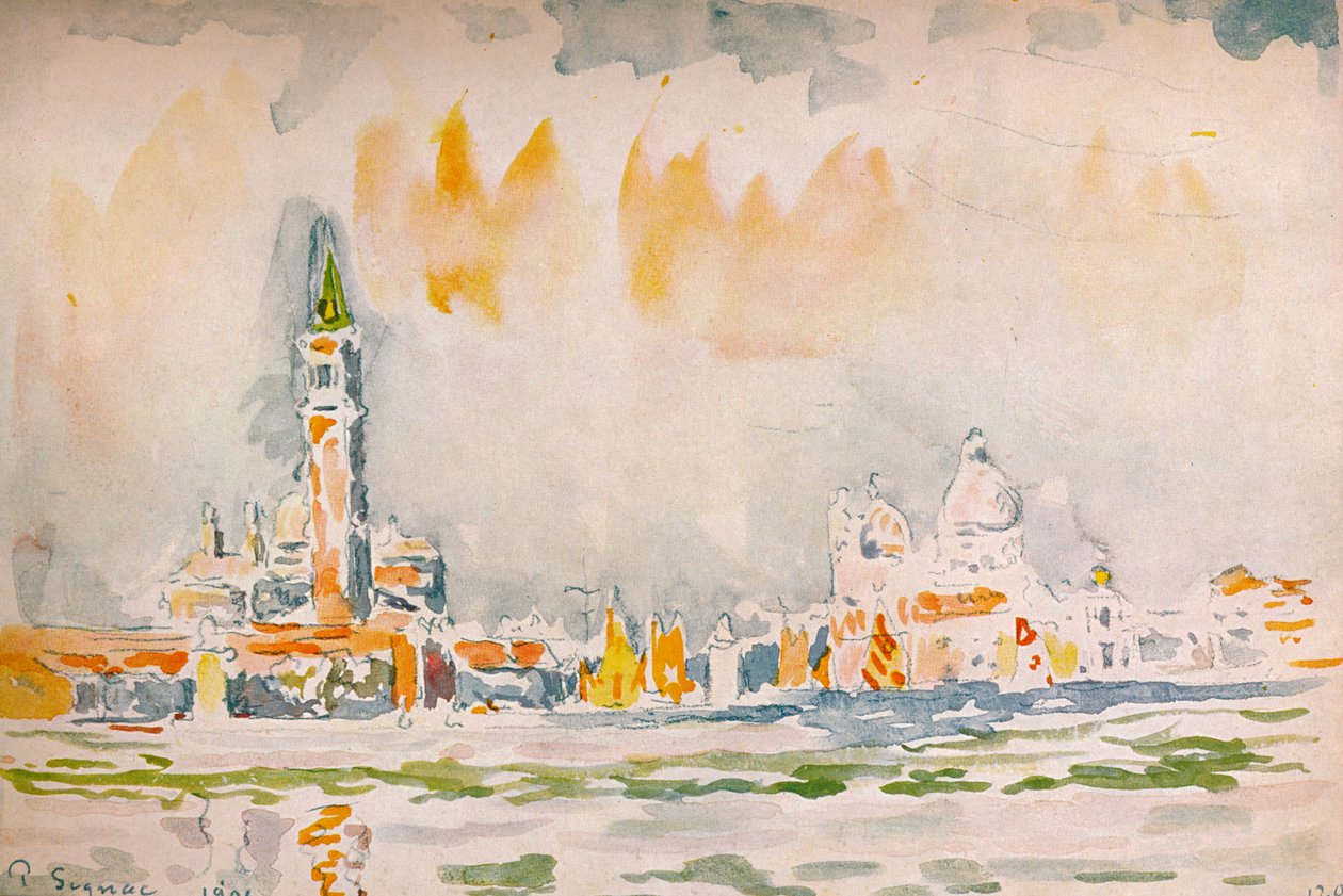 Venedig, 1906 av Paul Signac