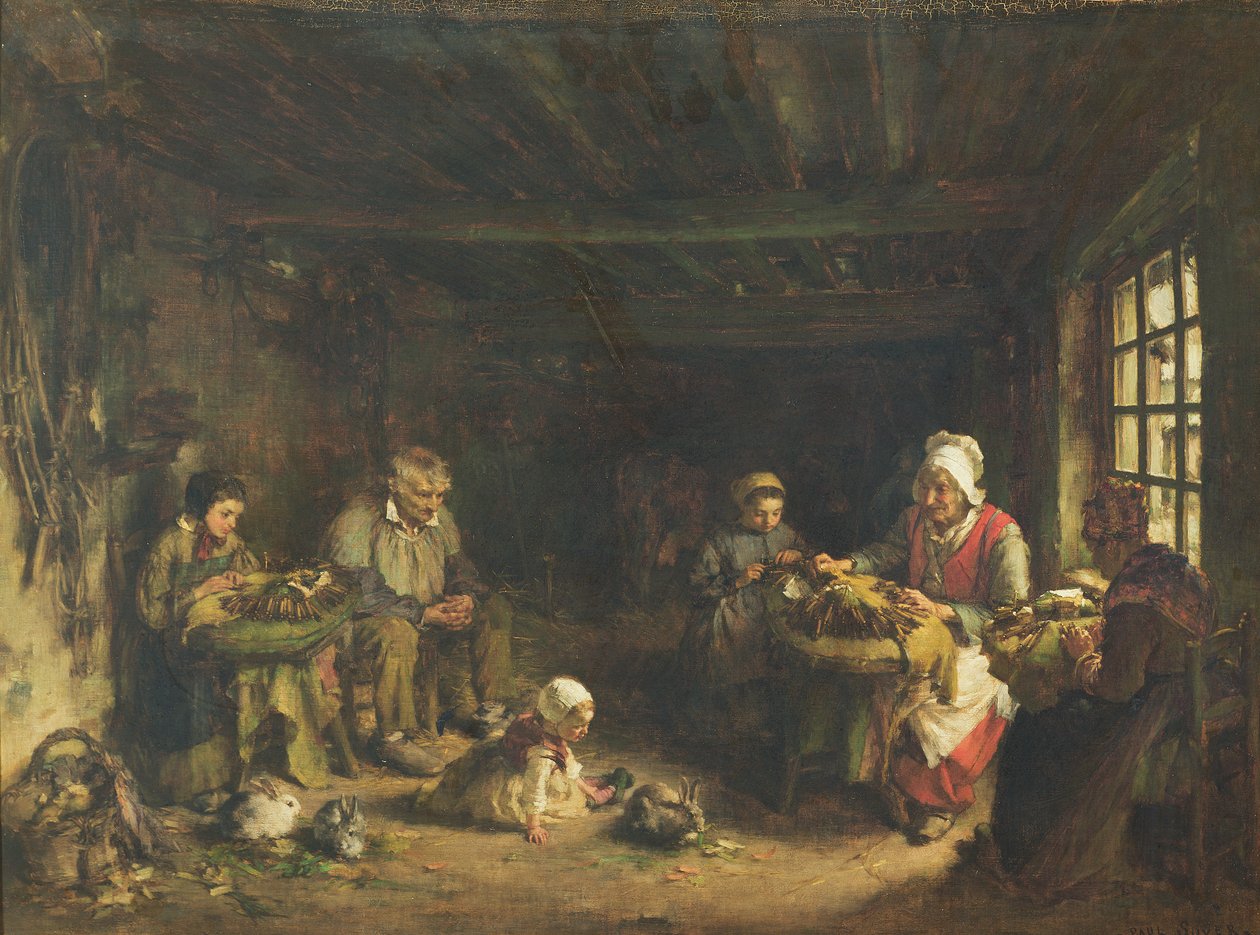 Spetsmakare i Asnieres-sur-Oise av Paul Soyer