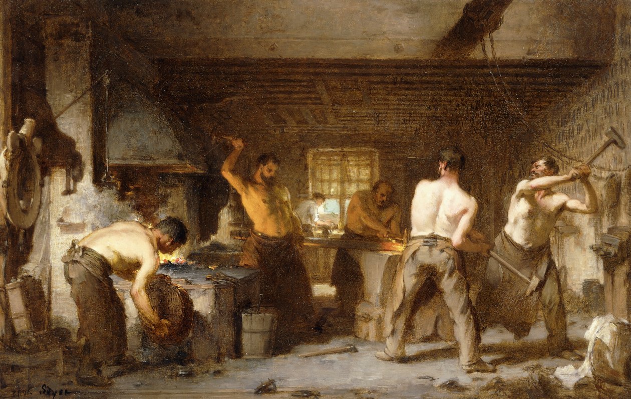 Smedens smedja, av Paul Soyer