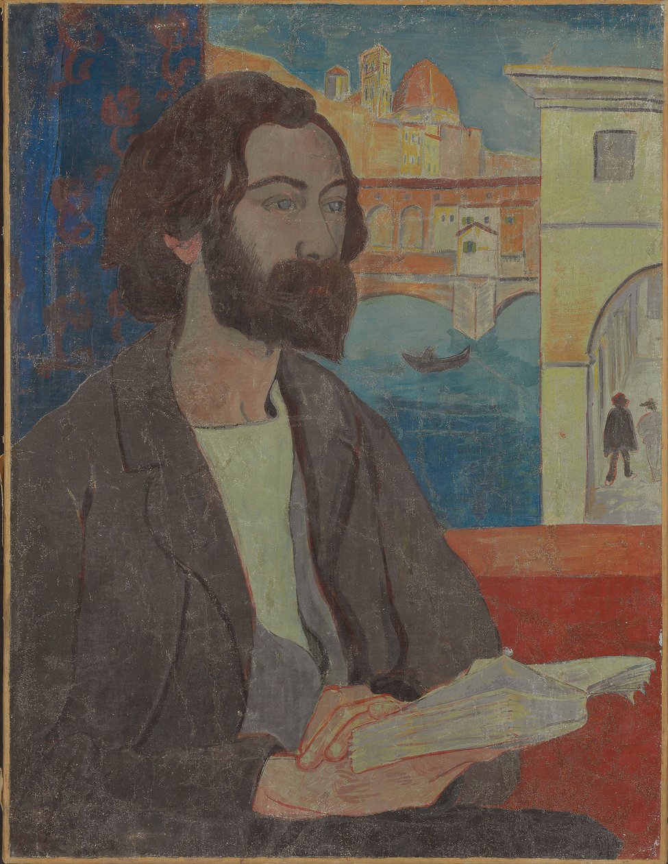 Porträtt av Emile Bernard i Florens, 1893 av Paul Sérusier