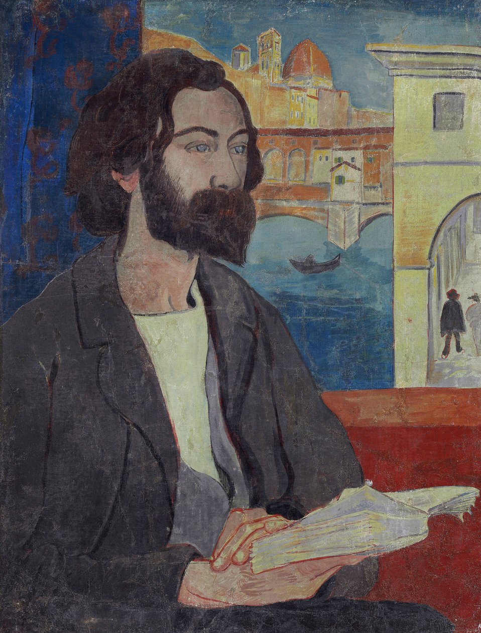 Porträtt av Emile Bernard i Florens, 1893 av Paul Sérusier