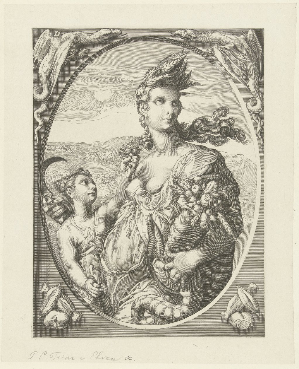 Ceres i Proserpina av Paul Tetar van Elven