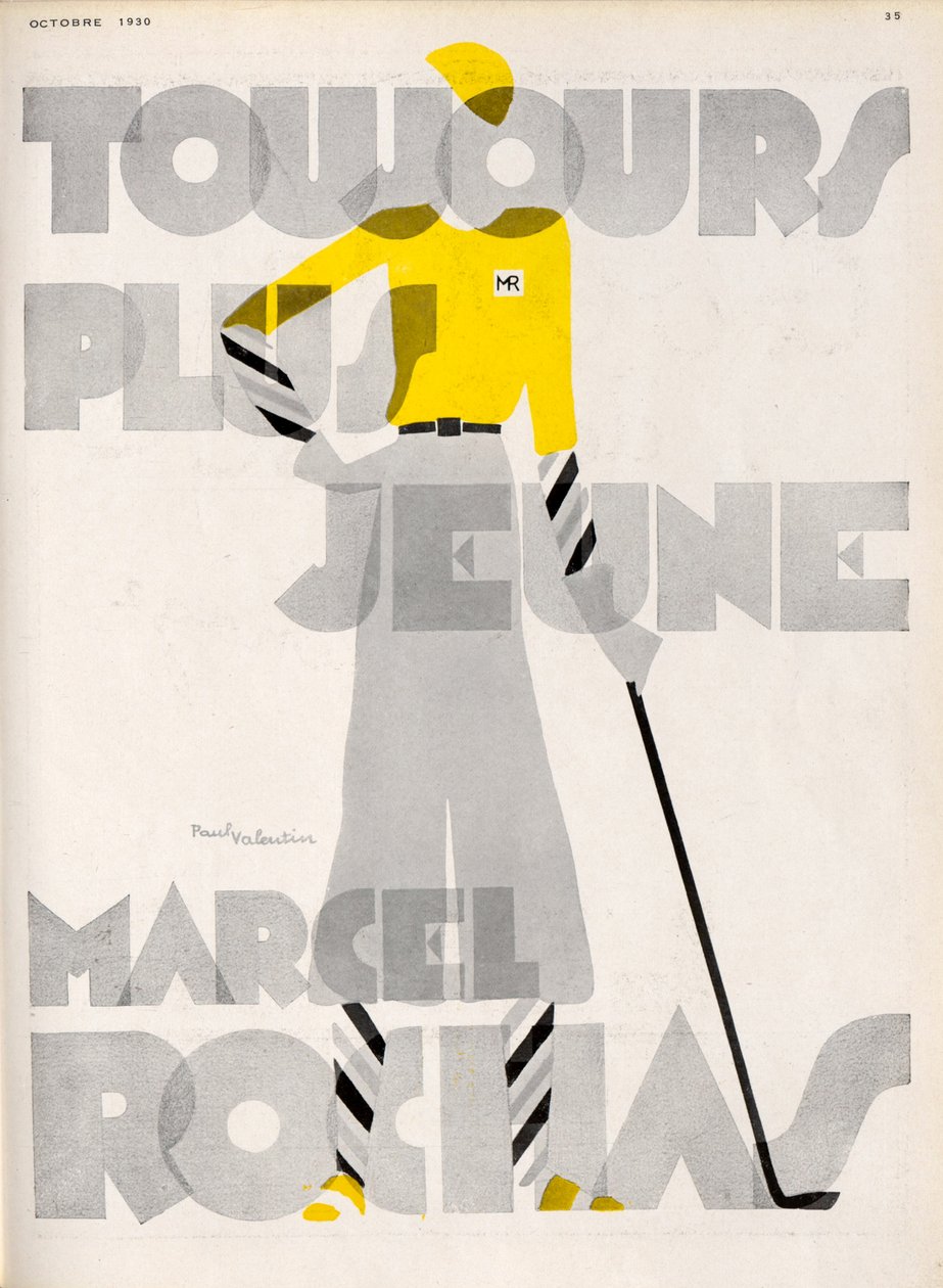 Marcel Roches. Ever Younger, 1930-talet. av Paul Valentin