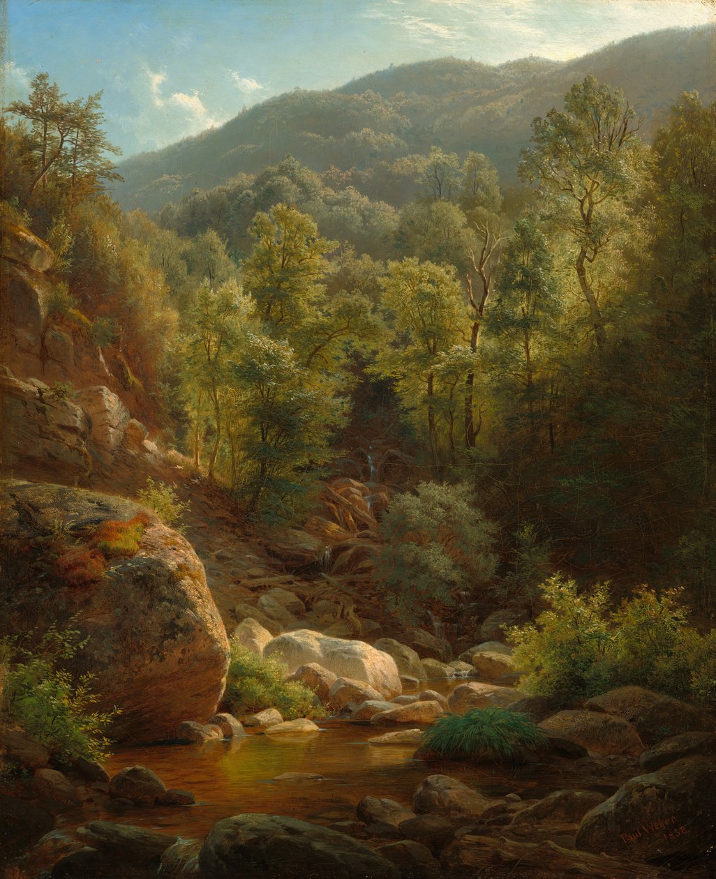 Scen i Catskills av Paul Weber