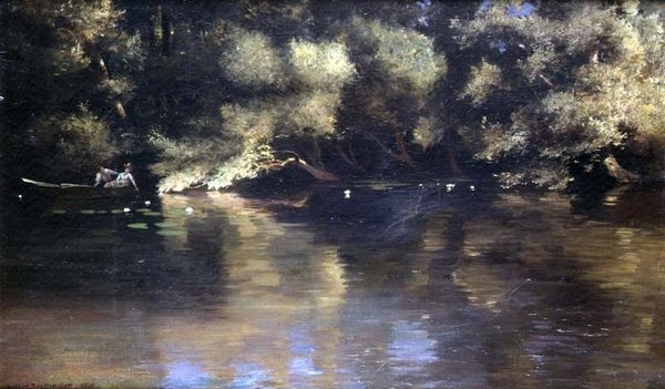 På floden av Paul Wilhelm Keller Reutlingen
