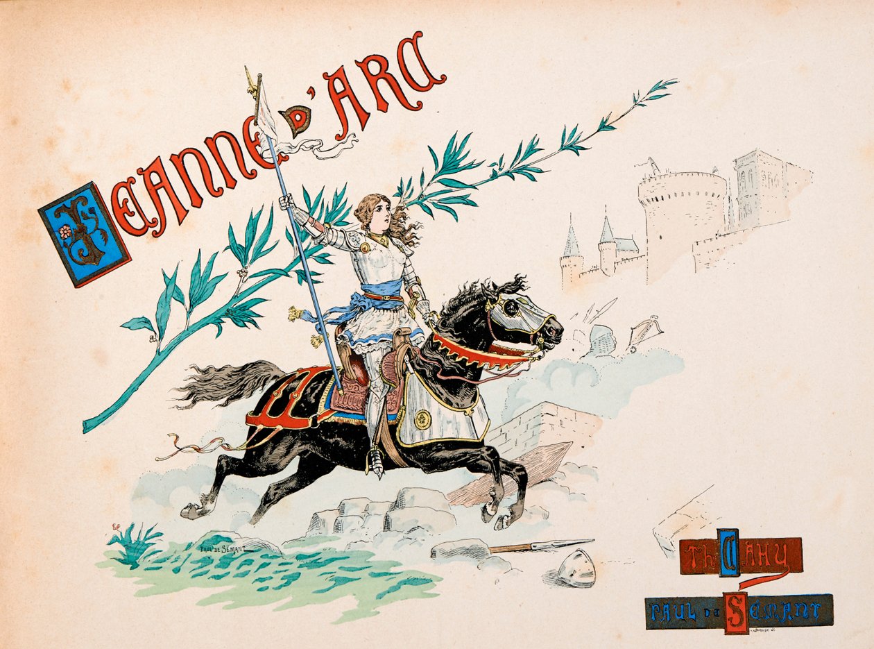 Illustration hämtad från boken "" Jeanne d