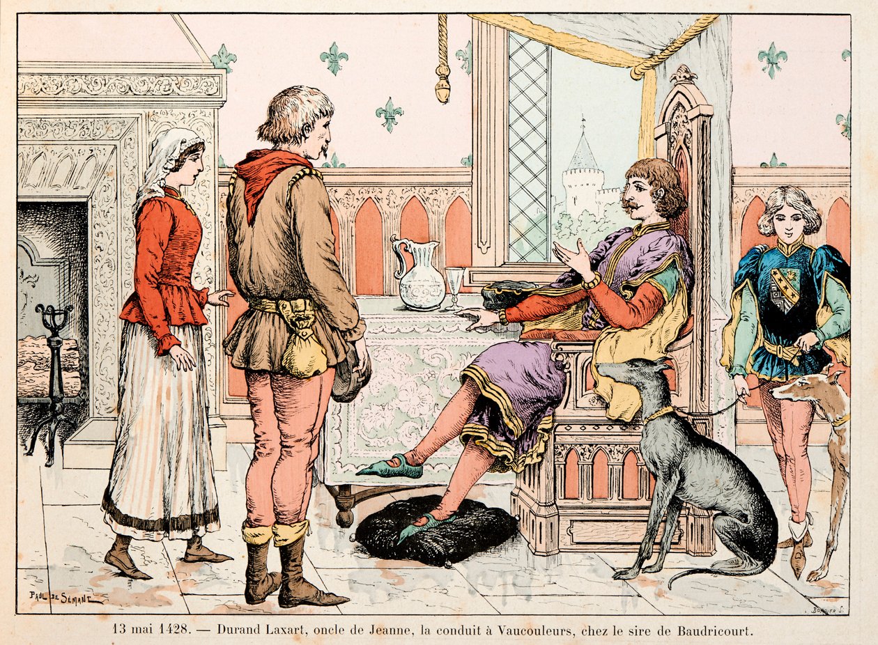 Illustration hämtad från boken "" Jeanne d
