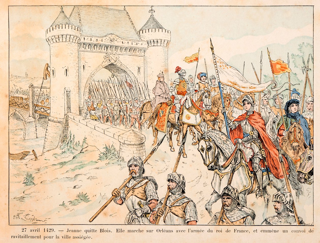 Illustration hämtad från boken "" Jeanne d