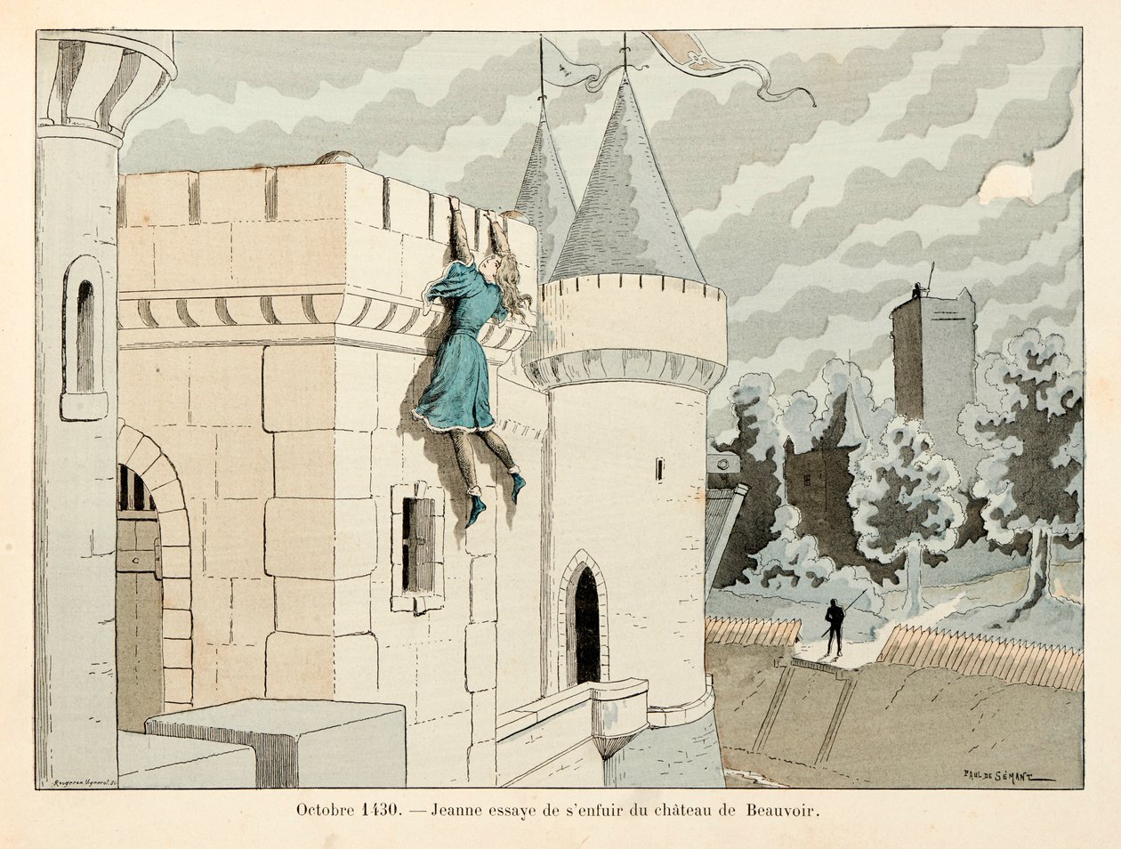 Illustration hämtad från boken "" Jeanne d