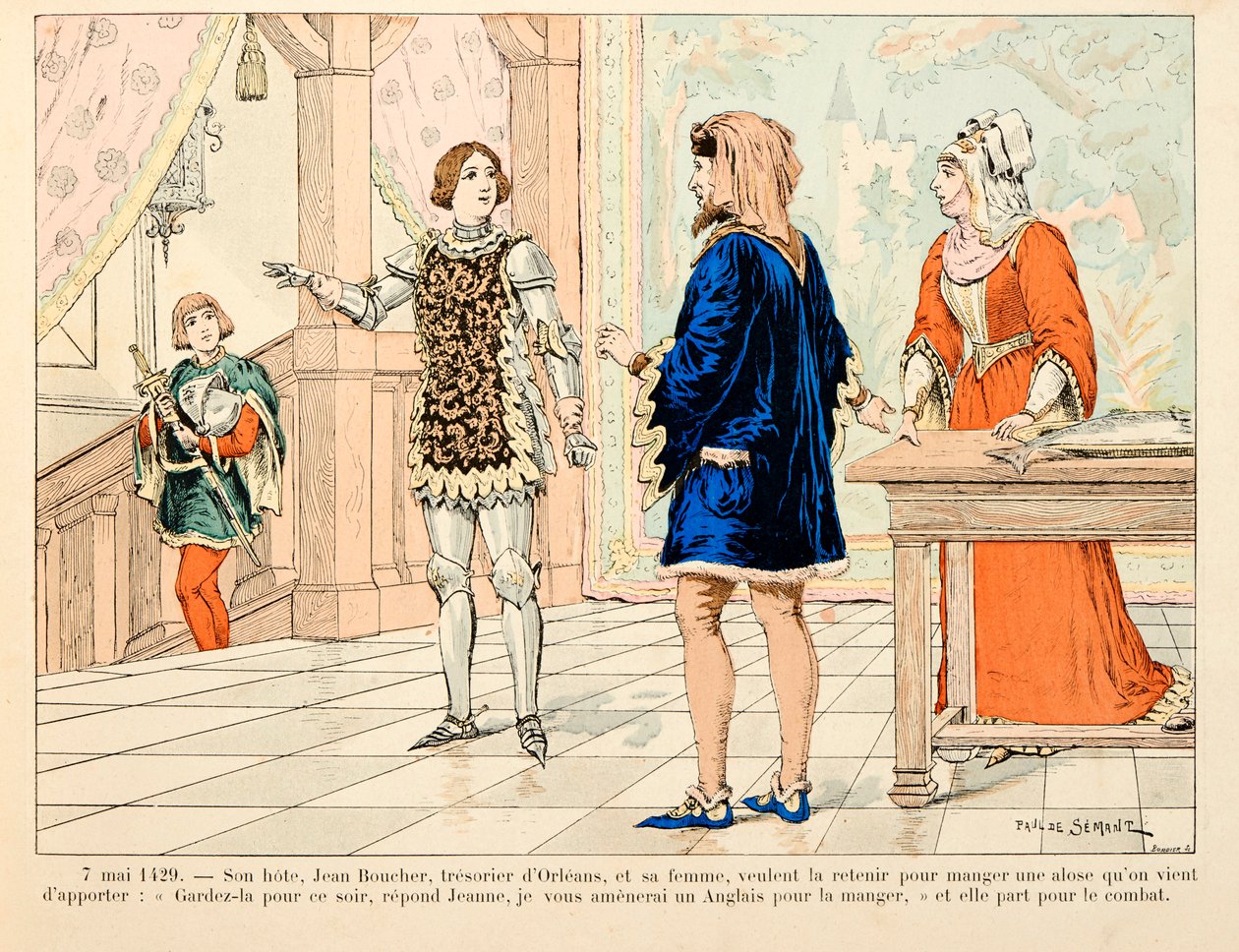 Illustration hämtad från boken "" Jeanne d
