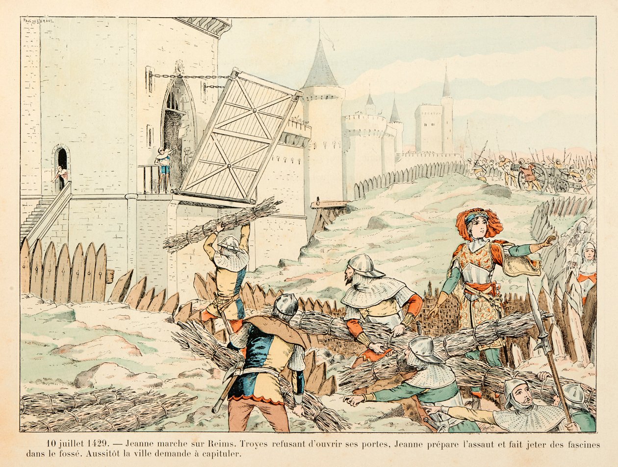 Illustration hämtad från boken "" Jeanne d