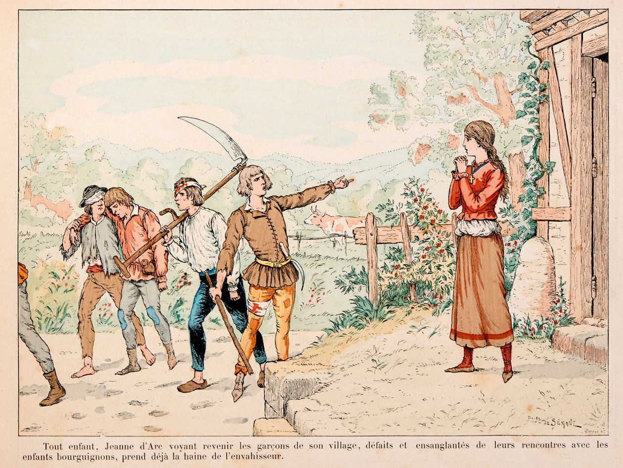 Illustration hämtad från boken "" Jeanne d