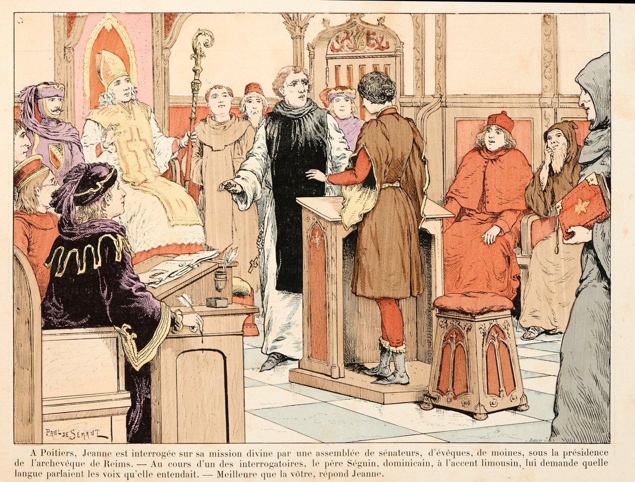 Illustration hämtad från boken "" Jeanne d