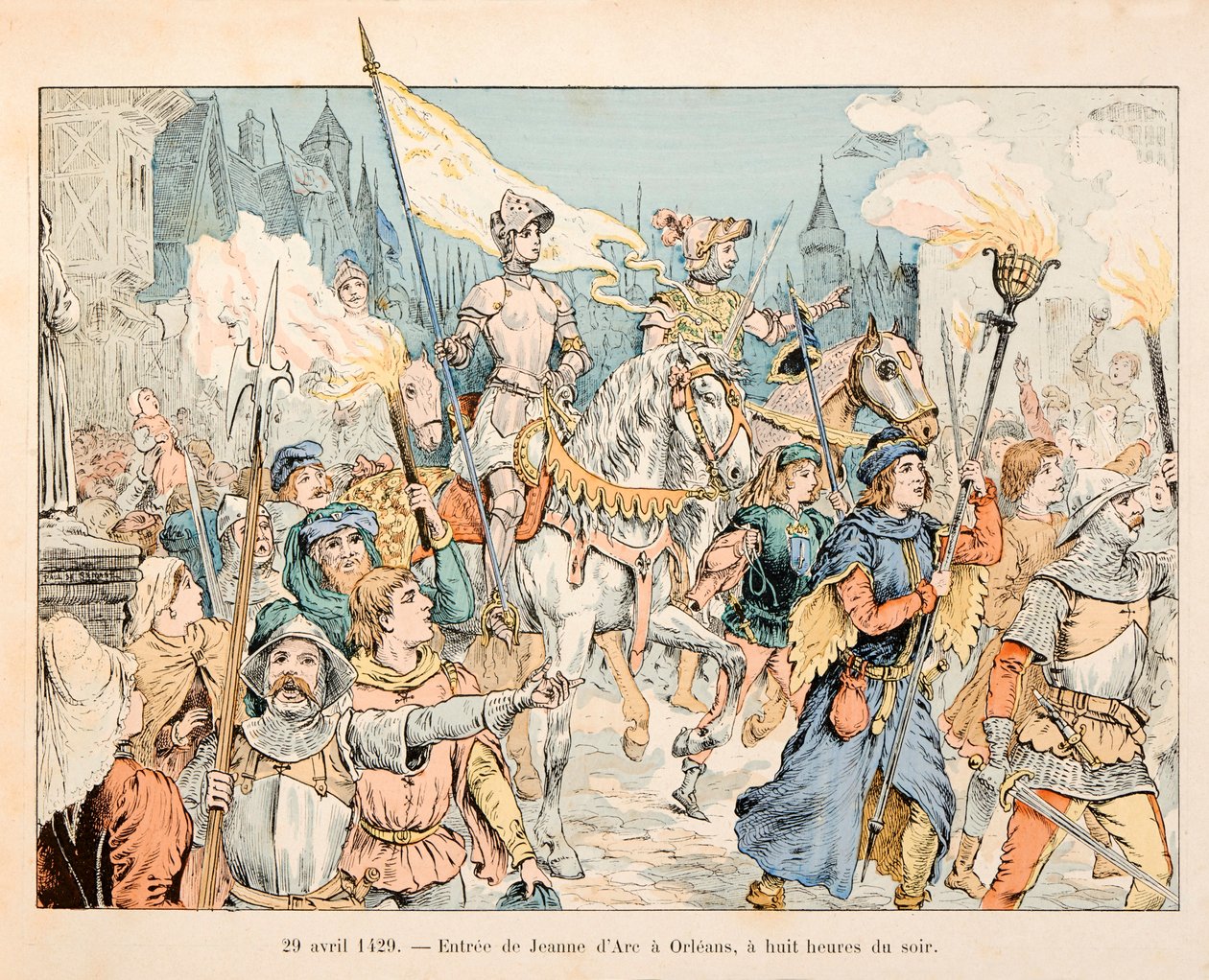 Illustration hämtad från boken "" Jeanne d