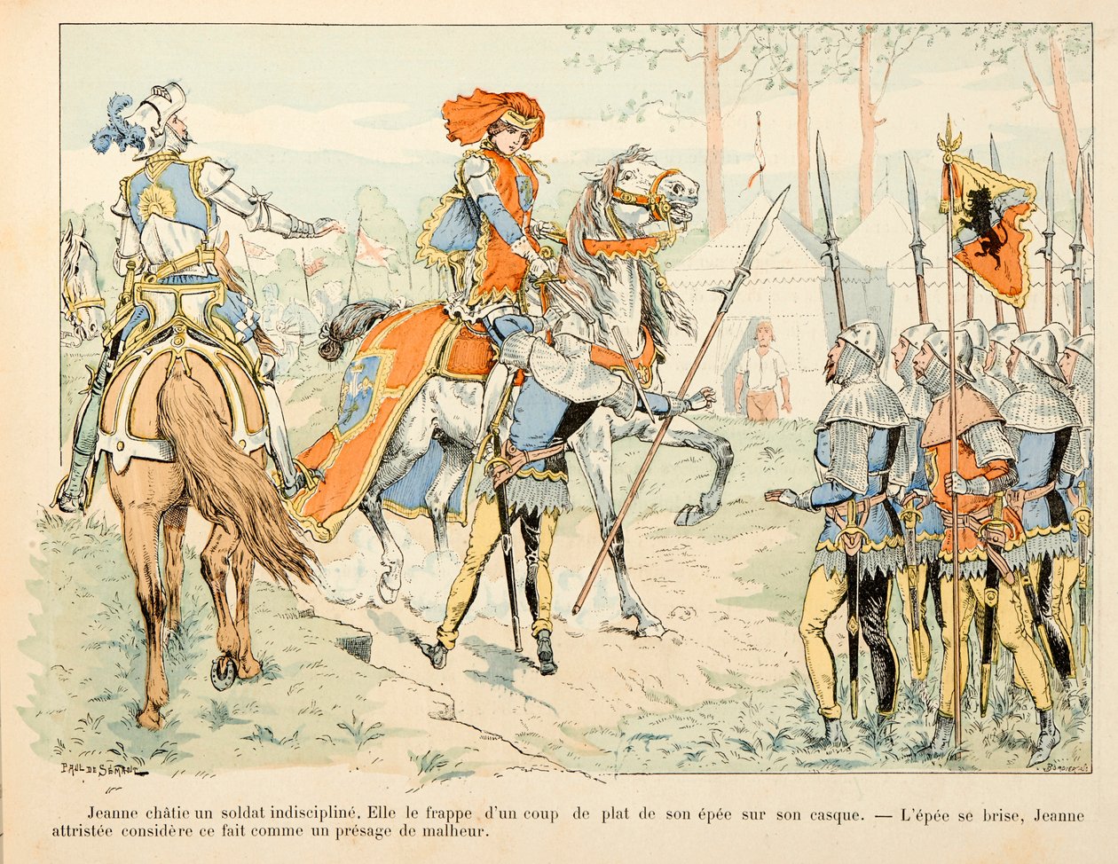 Illustration hämtad från boken "" Jeanne d