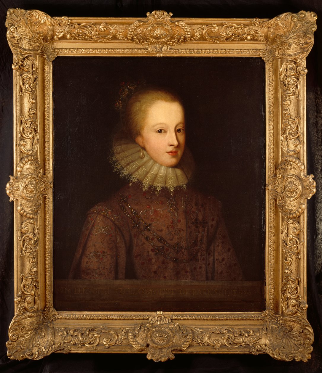 Elizabeth Percy, grevinna av Berkshire (olja på duk) av Paul van Somer