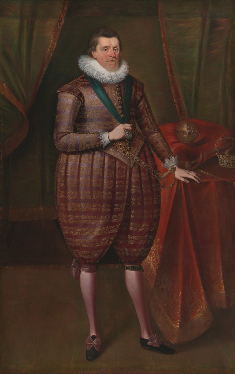 James I av England (James VI av Skottland) av Paul van Somer