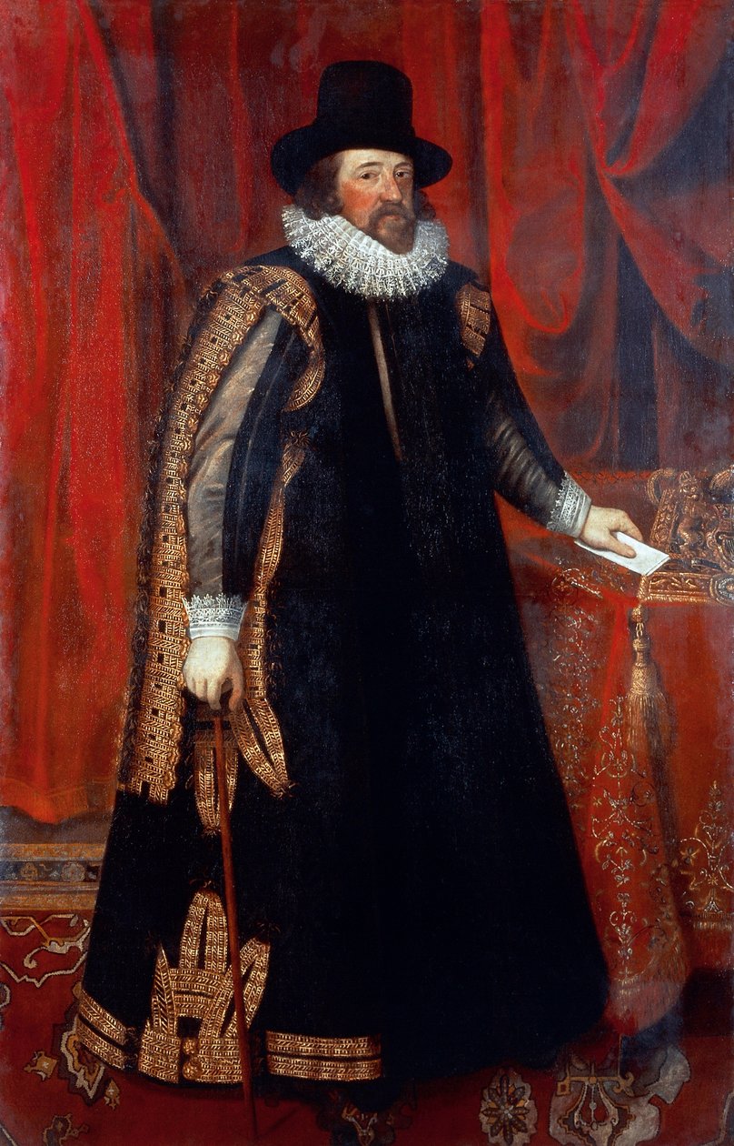 Porträtt av Francis Bacon (London av Paul van Somer