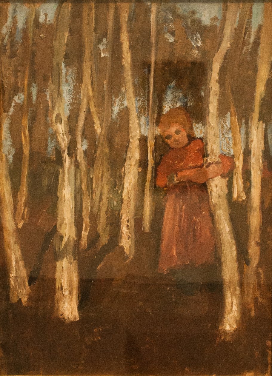 Girl in a Birch Forest av Paula Modersohn Becker