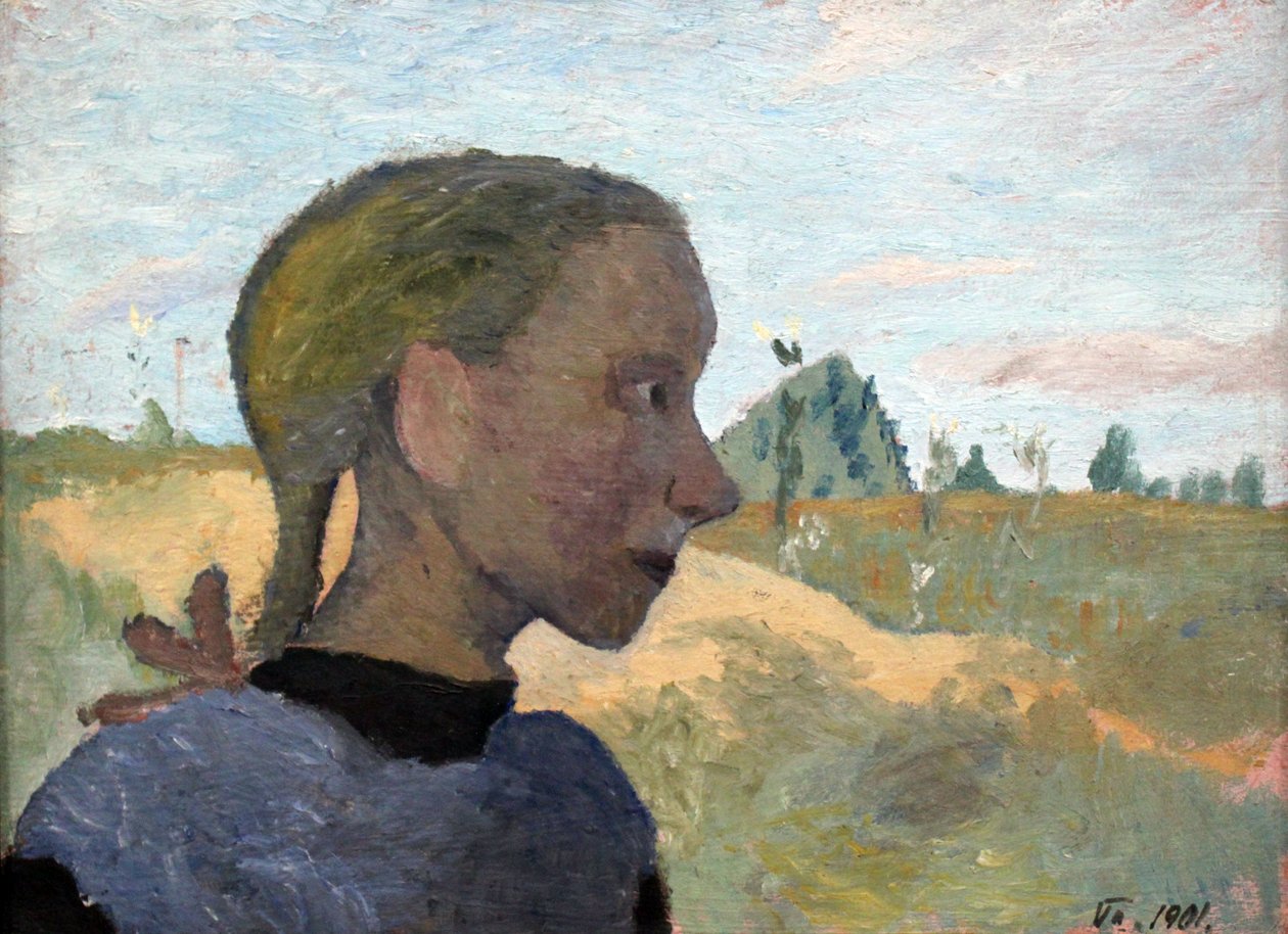 Mädchenbildnis av Paula Modersohn Becker