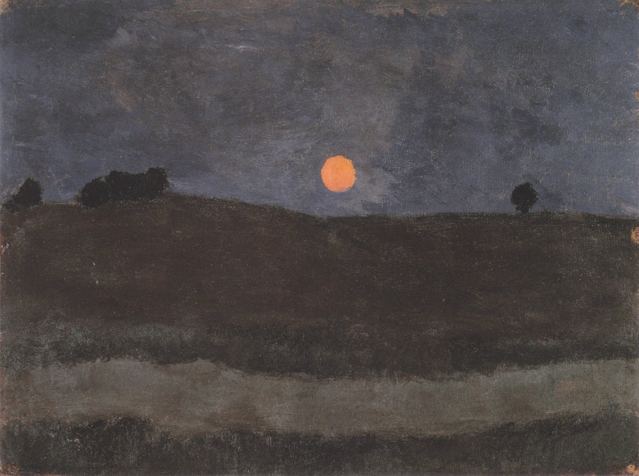 Månen över landskapet av Paula Modersohn Becker