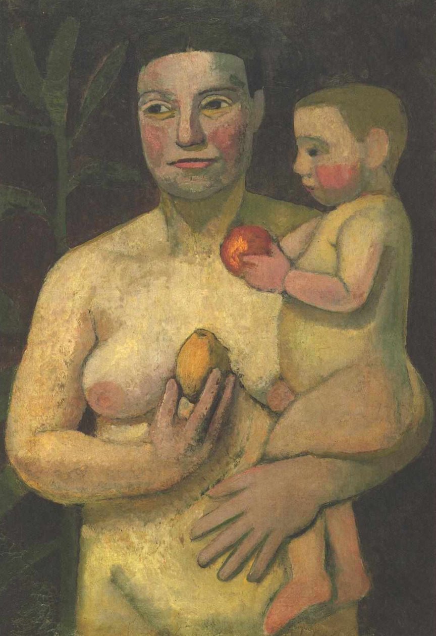 Mutter und Kind av Paula Modersohn Becker
