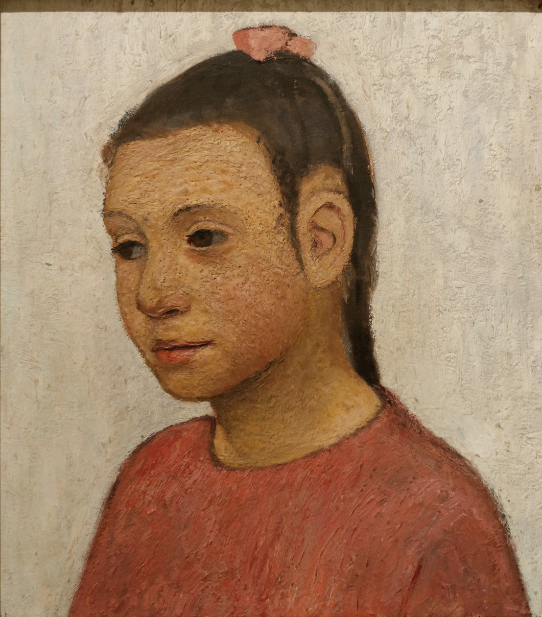 Porträtt av en tjej av Paula Modersohn-Becker