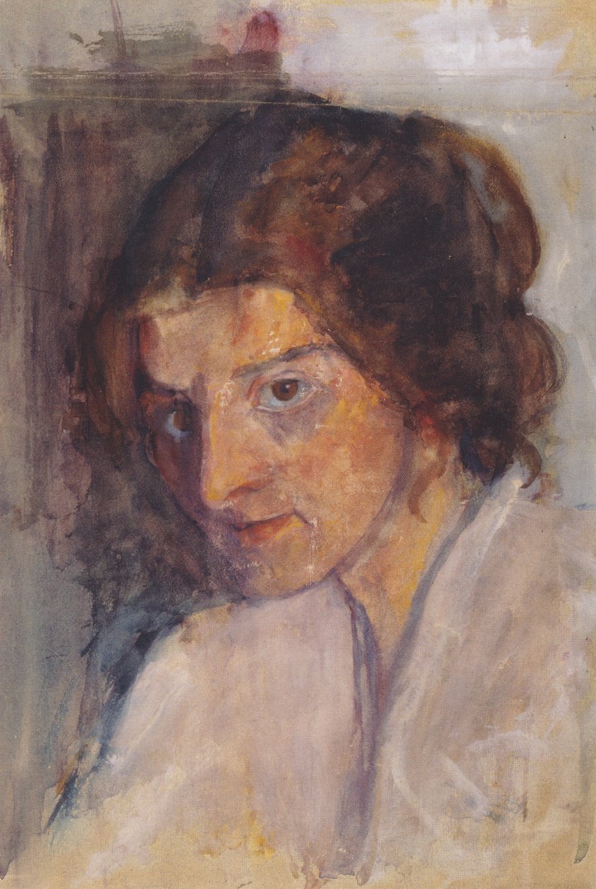 Självporträtt till vänster till vänster av Paula Modersohn Becker