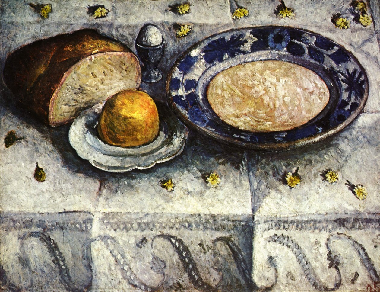 Stilleben mit Milchsate  av Paula Modersohn Becker